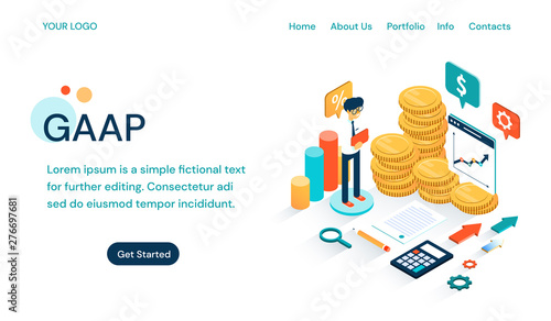 GAAP - Generally Accepted Accounting Principles website template