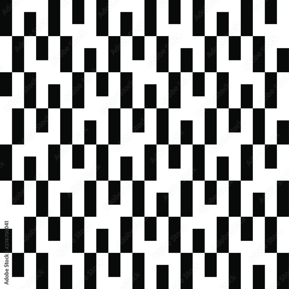 Black and white geometric background. Seamless pattern. Black and white geometric background. Seamless pattern.