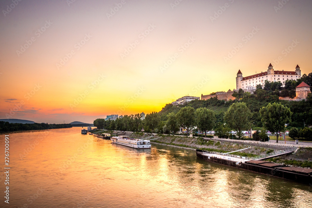 Castle on the river Castle on the river