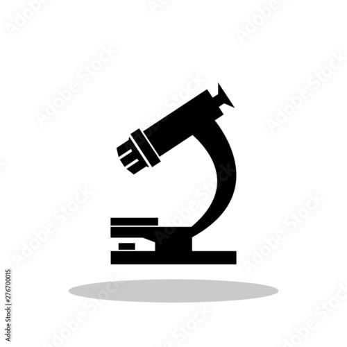 Microscope icon in flat style. Modern microscope symbol for your web site design  logo  app  UI Vector EPS 10. 