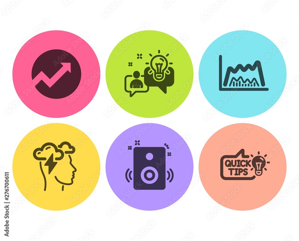 Speakers, Idea and Mindfulness stress icons simple set. Audit, Trade chart and Education idea signs. Sound, Solution. Education set. Flat speakers icon. Circle button. Vector Speakers, Idea and Mindfulness stress icons simple set. Audit, Trade chart and Education idea signs. Sound, Solution. Education set. Flat speakers icon. Circle button. Vector