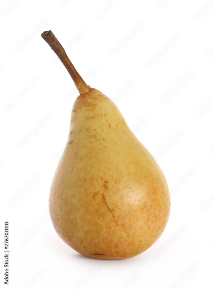 Fresh ripe pear isolated on white background Fresh ripe pear isolated on white background