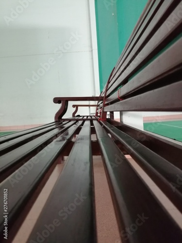 Bench for relaxation and sports in dome © WP_7824