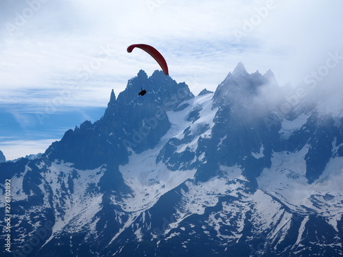 Parapente au Mont Blanc