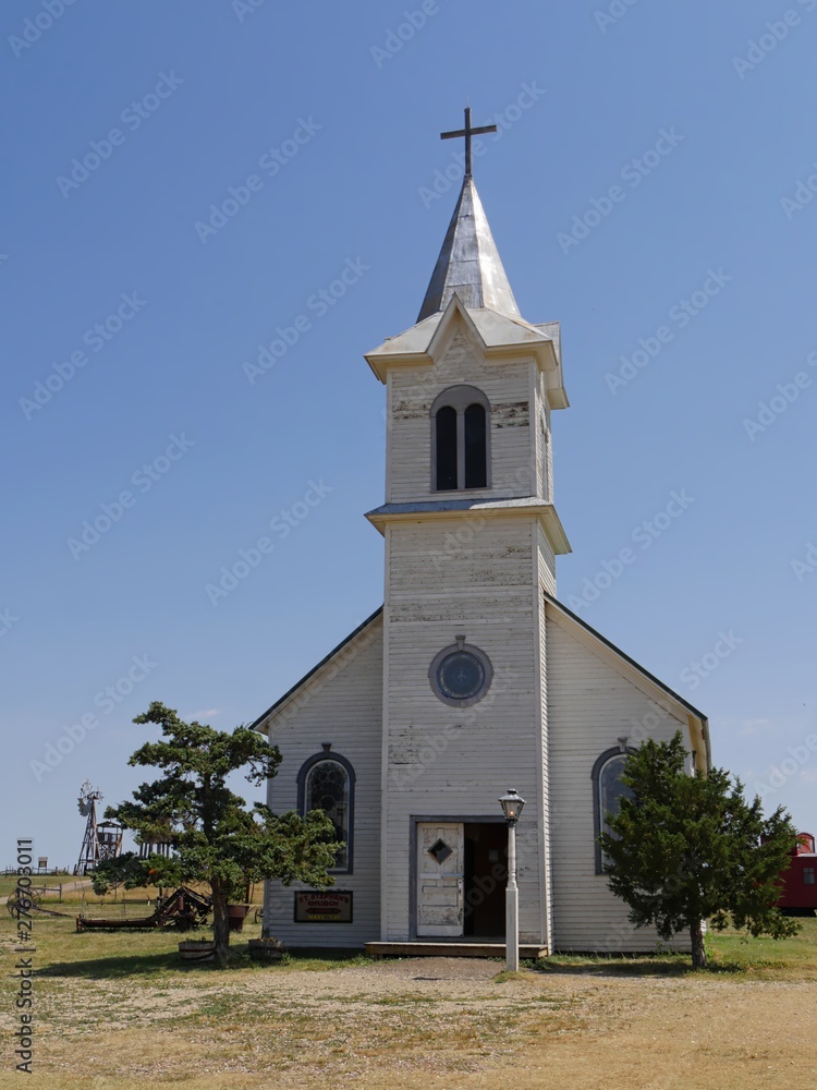 Old church building in South Dakota Old church building in South Dakota