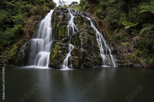 Scenic view of beautiful waterfalls in Oregon  USA