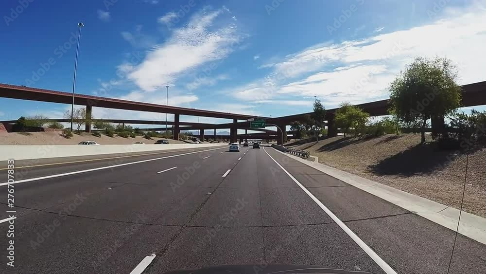 Driving Through Massive Highway Interchange Driving Through Massive Highway Interchange