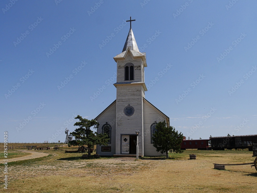 Old church building in South Dakota Old church building in South Dakota