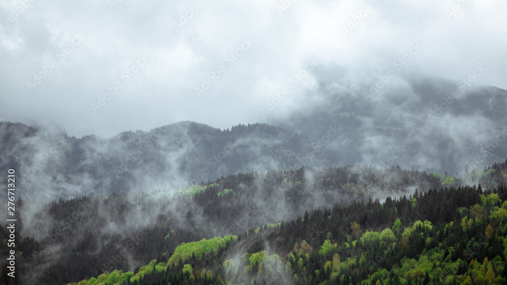 Fototapeta premium fog in the mountains