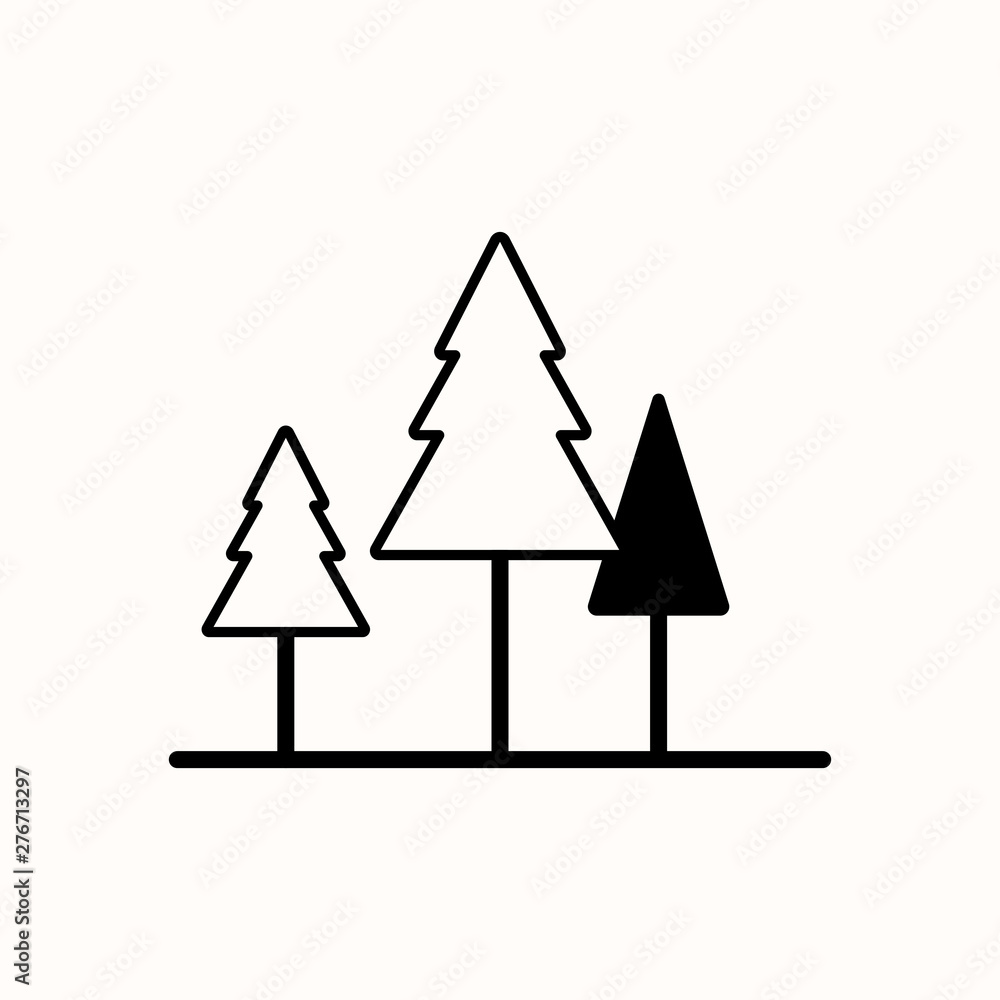 Pine tree icon Pine tree icon