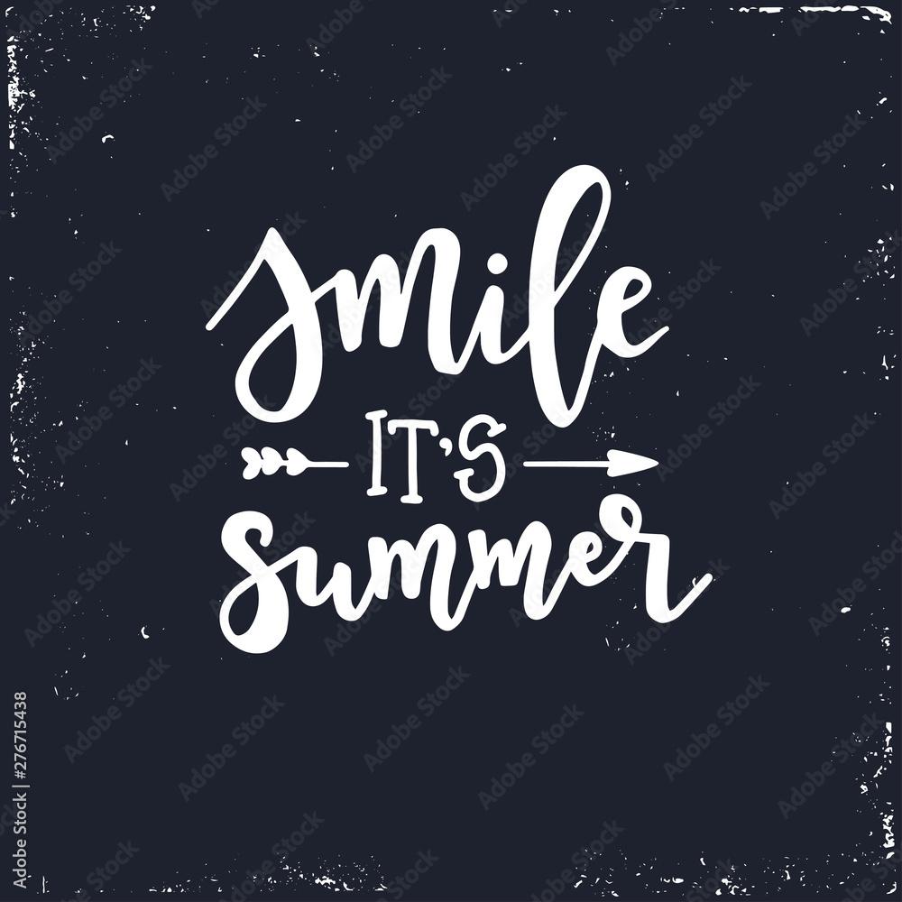 Fototapeta premium Hand drawn typography poster. Conceptual handwritten phrase Home and Family T shirt hand lettered calligraphic design. Inspirational vector