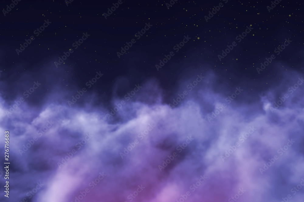 Obraz premium fantasy mist concept with spotlights design abstract background for any design purposes