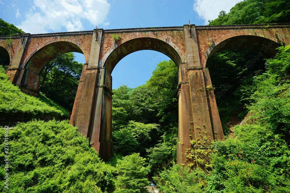 Fototapeta premium 碓氷峠めがね橋