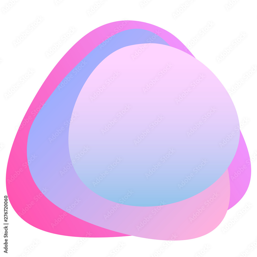 Obraz premium Abstract gradient colored pattern background. Fluid elements for design birthday party card, shop sale advertising, summer rest poster, night club t shirt, bag print etc.