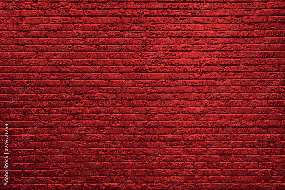 Fototapeta Tło z czerwonej cegły ściany.