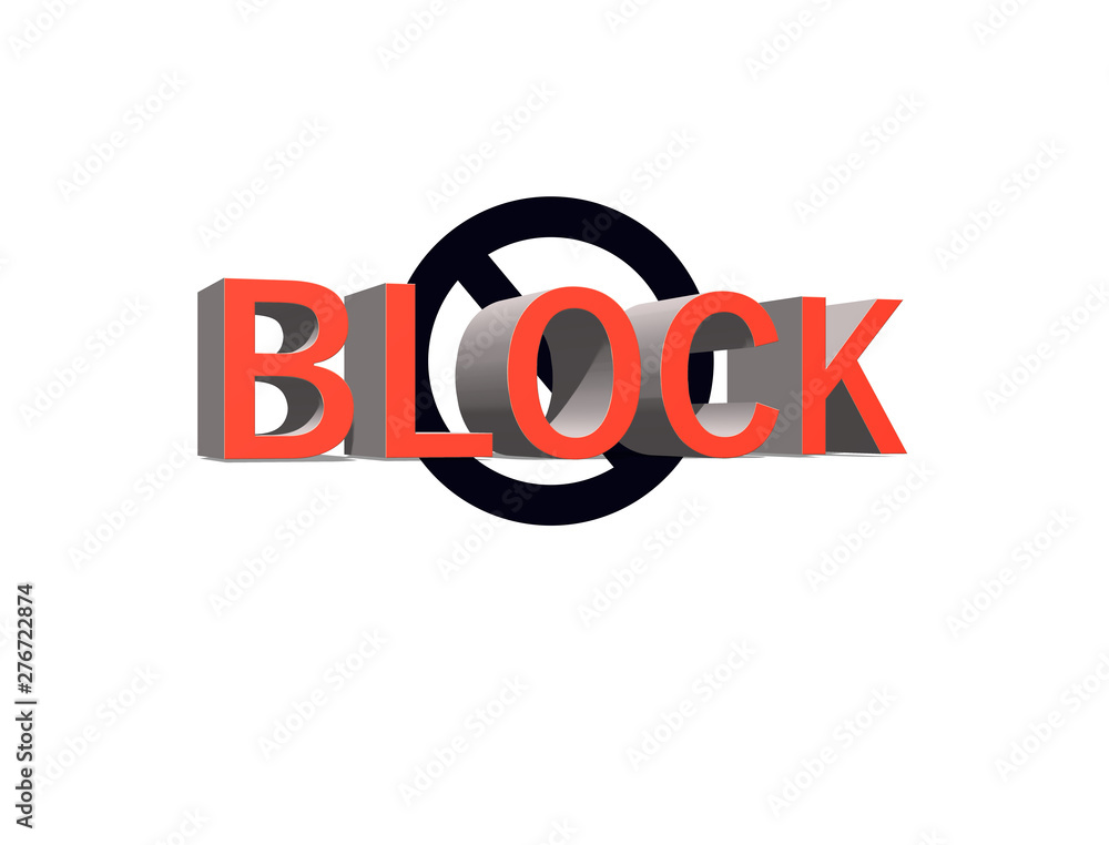 Block in large text Block in large text