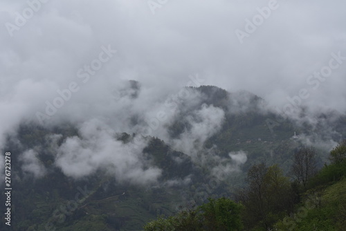 storm clouds over the mountains © salih