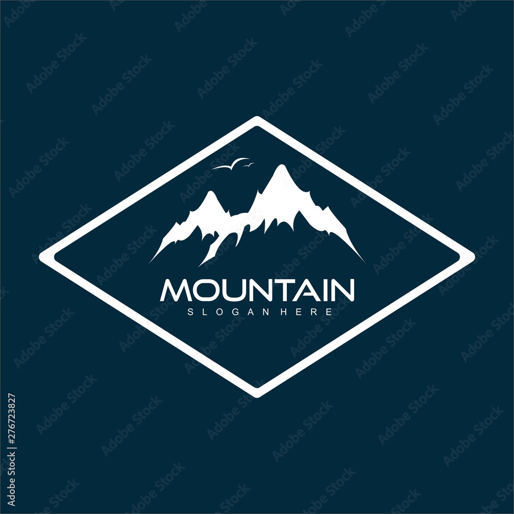 Obraz premium Outdor Simple Logo Design Vector