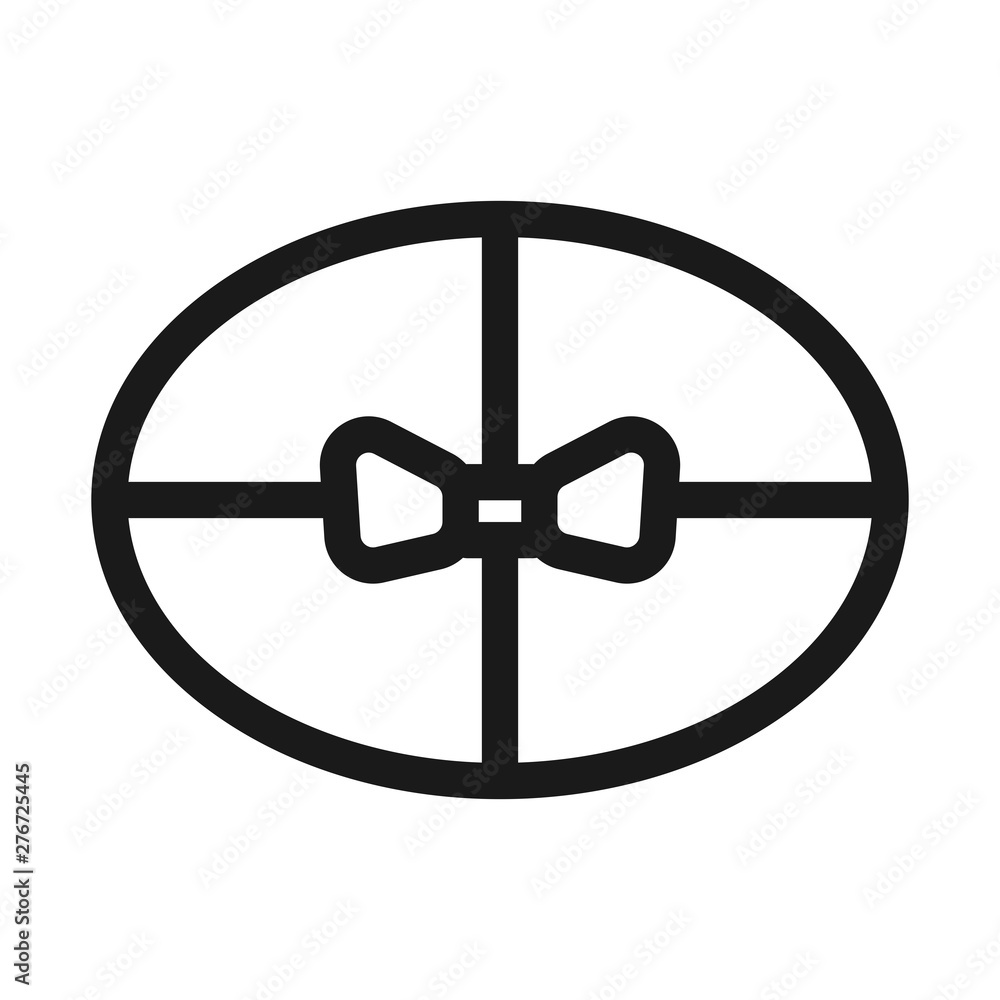 gift box - minimal line web icon. simple vector illustration. concept for infographic, website or app. gift box - minimal line web icon. simple vector illustration. concept for infographic, website or app.