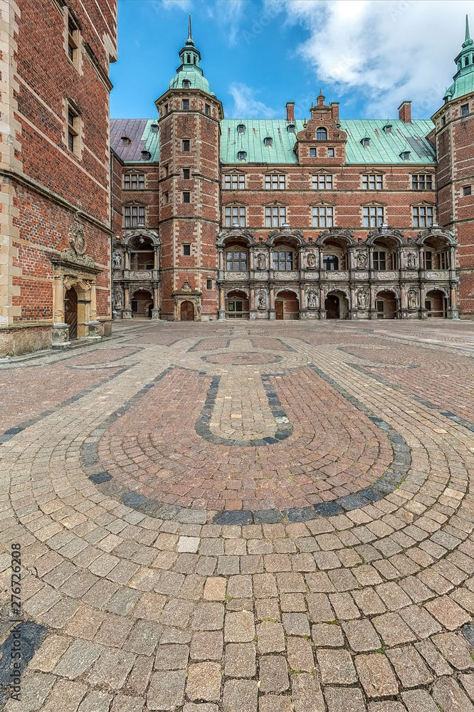 Frederiksborg Castle Cobblestone Pattern