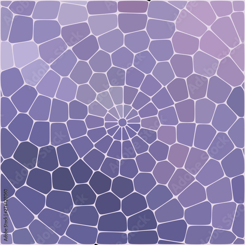 Abstract stone mosaic mandala background - geometrical vector graphic design