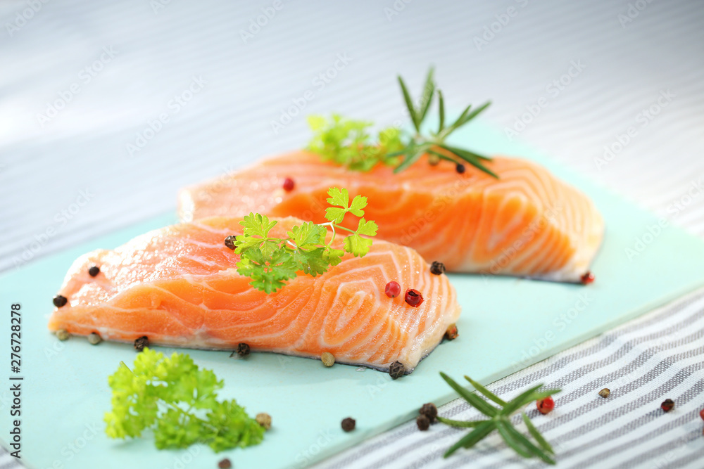 fresh raw salmon fillet fresh raw salmon fillet