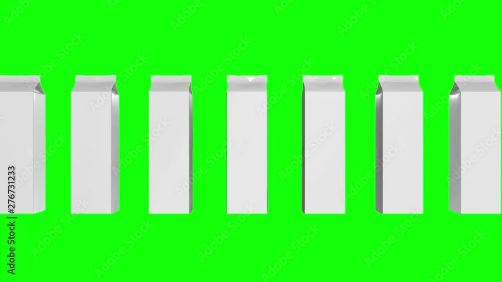 Milk or juice box. Retail package mockup. 3d render video available in 4k FullHD and HD render footage Milk or juice box. Retail package mockup. 3d render video available in 4k FullHD and HD render footage