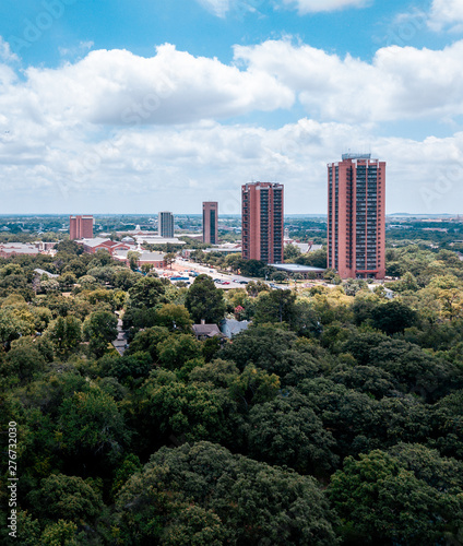 Denton, TX from Above