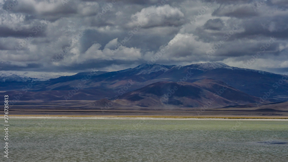 Chile atacama desert salt sea