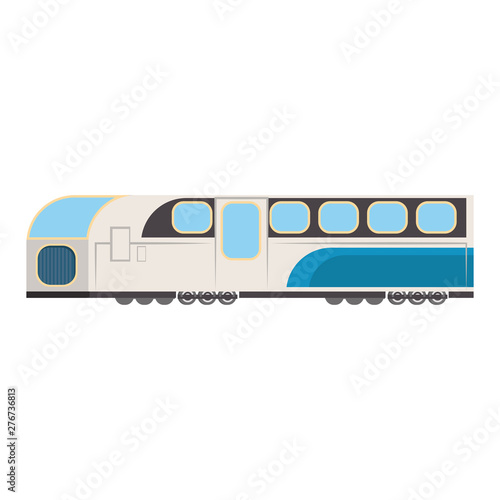 Train public transport isolated symbol vector illustration