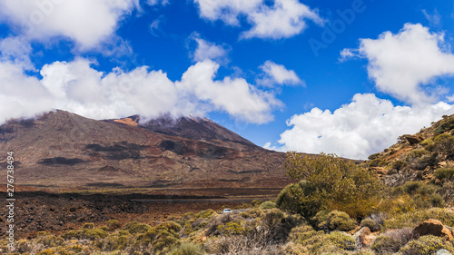 Mount Teide in Las Cañadas del Teide National Park. Tenerife. Canary Islands..Spain