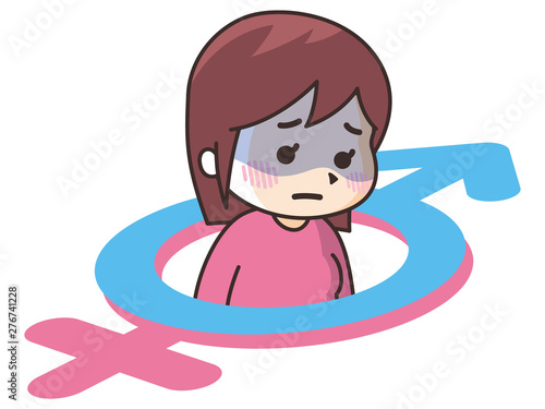 LGBTに悩む人のイメージ