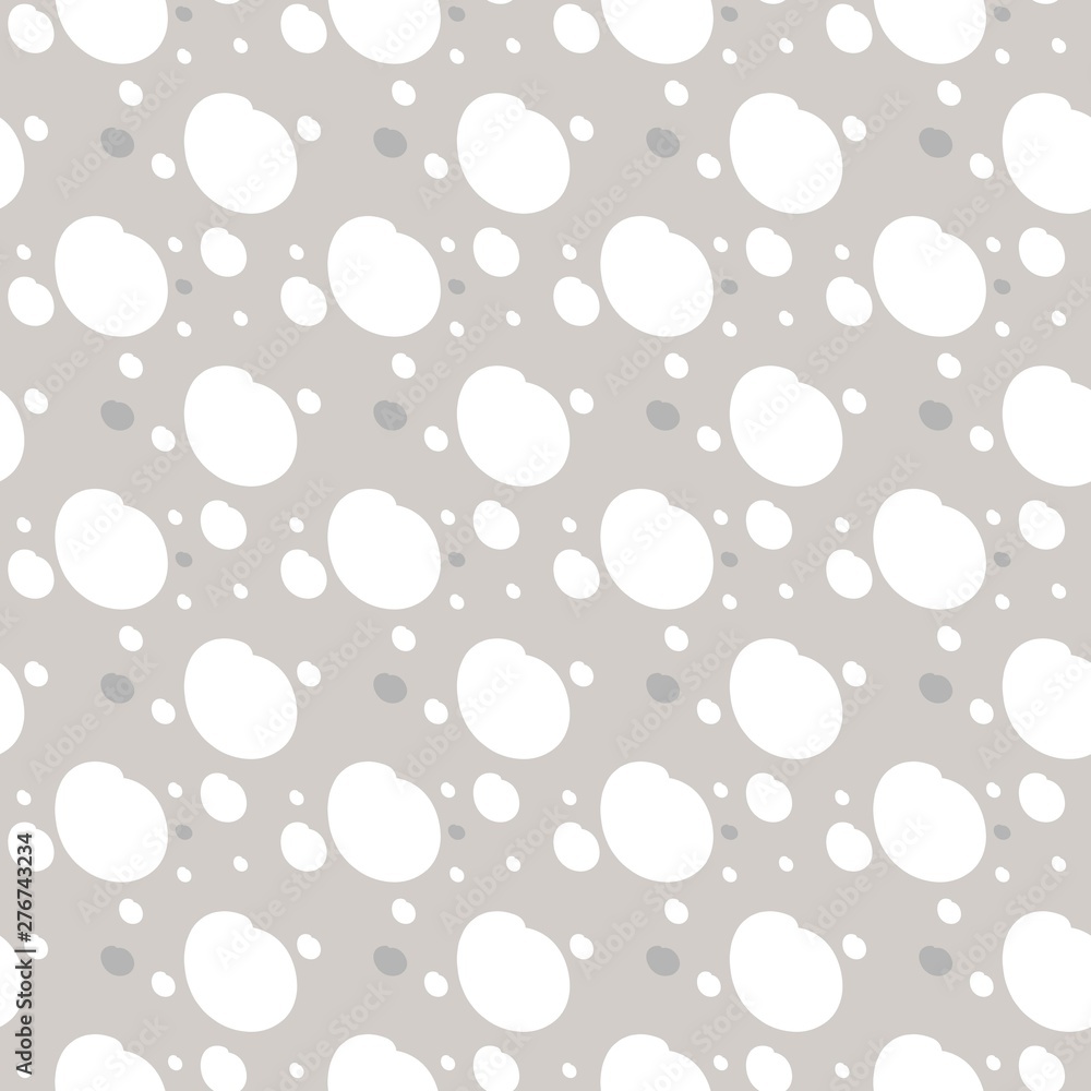 Seamless pattern of a variety of dots and spots of different colors and shapes, for the decoration of the fabric, vector image Seamless pattern of a variety of dots and spots of different colors and shapes, for the decoration of the fabric, vector image