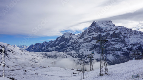 Snow on the Grindelwald,  Switzerland in Europe © 9atth