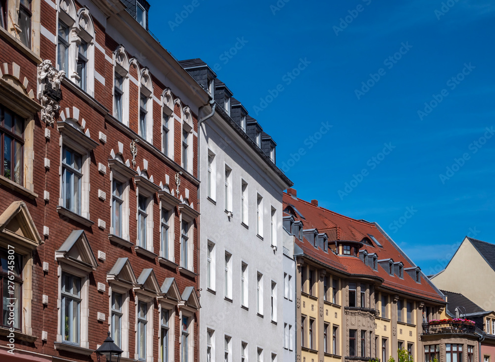 Alte Häuser Fassade in Deutschland