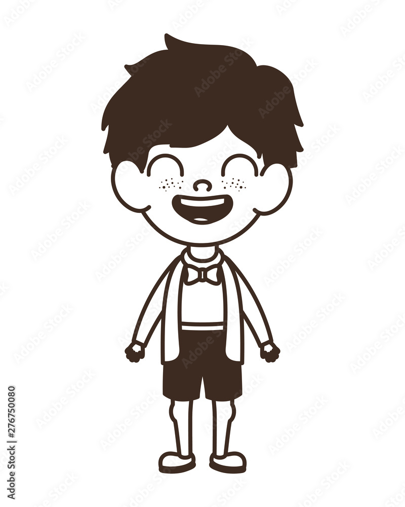 silhouette of student boy standing on white background silhouette of student boy standing on white background