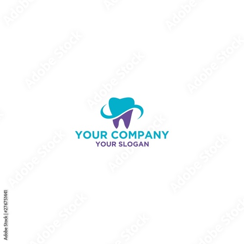 S Wave  Dental Logo Design Vector