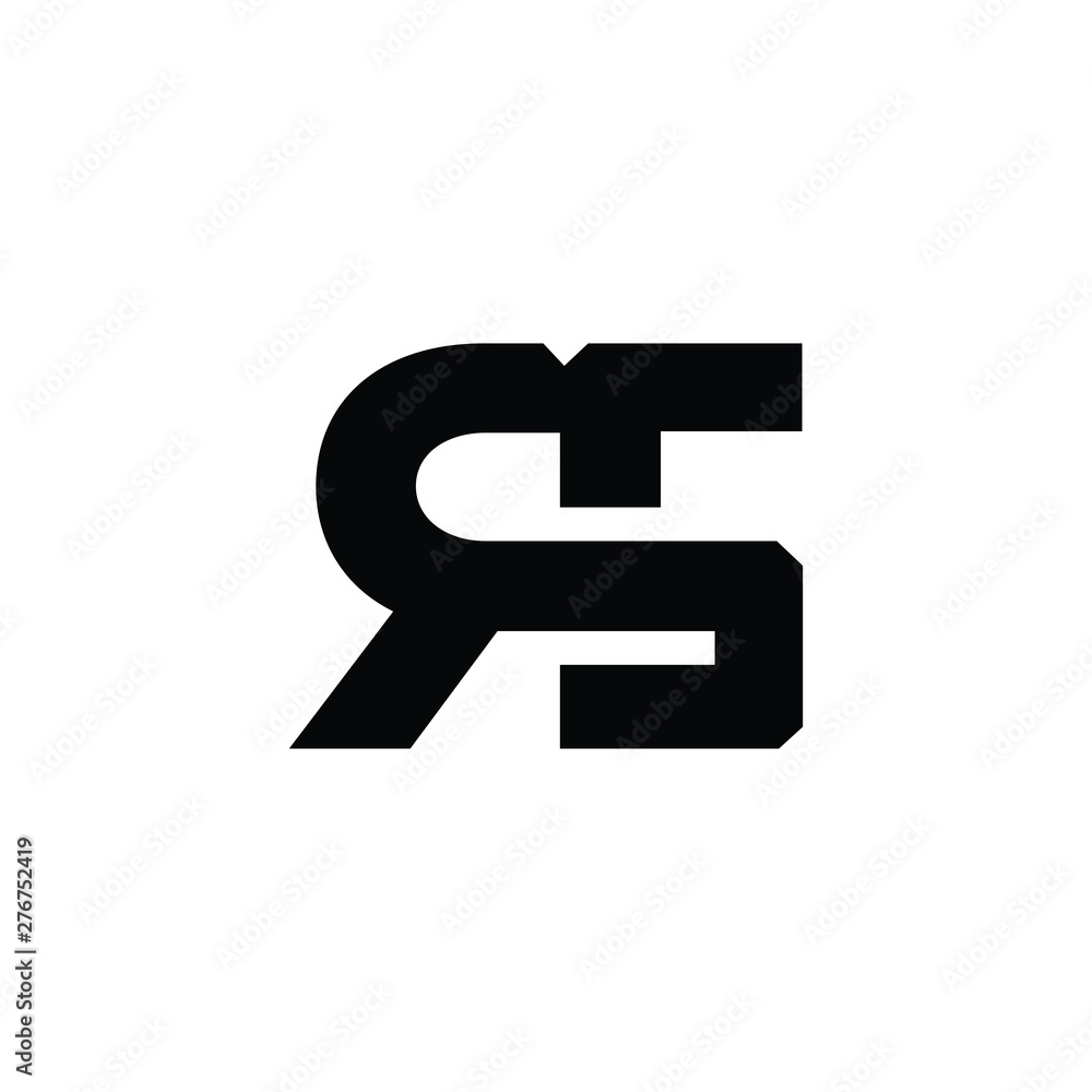 rs initial letter logo vector rs initial letter logo vector