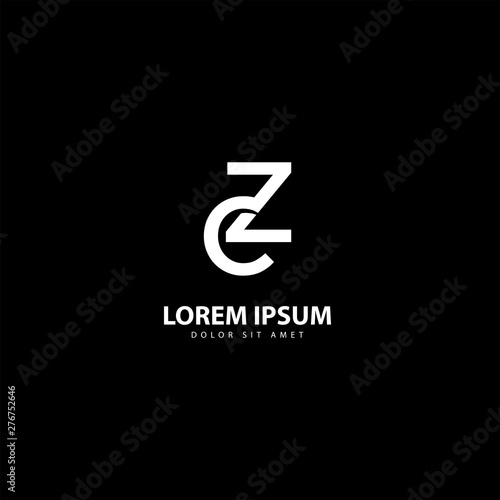 Letter Z Logo. Z Letter Design Vector with White Colors