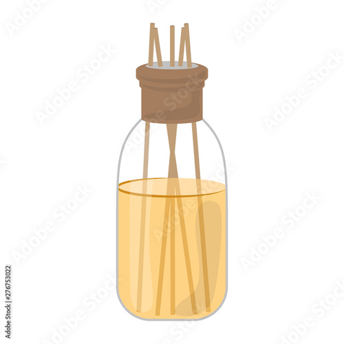 Isolated air fresheners bottle. Spa object - Vector