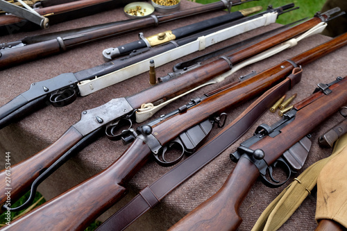 rifles used by british army over many years.