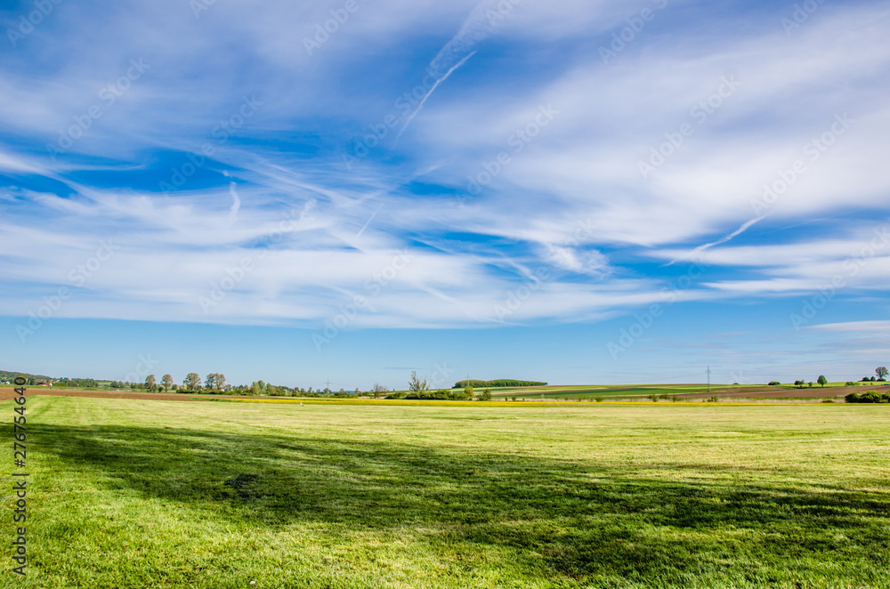 beautiful green fields in Germany beautiful green fields in Germany