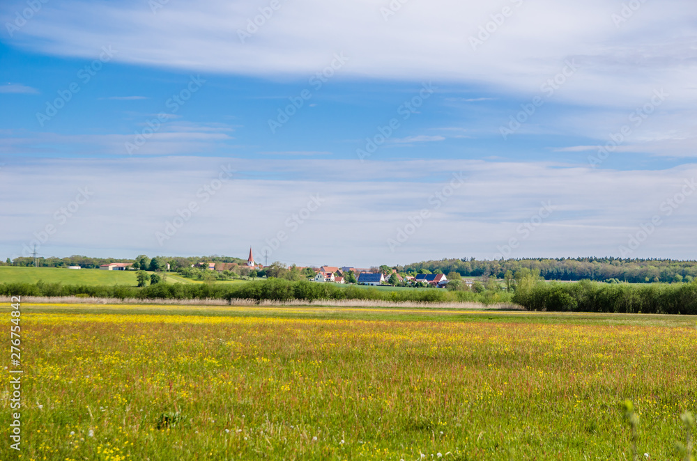 beautiful green fields in Germany