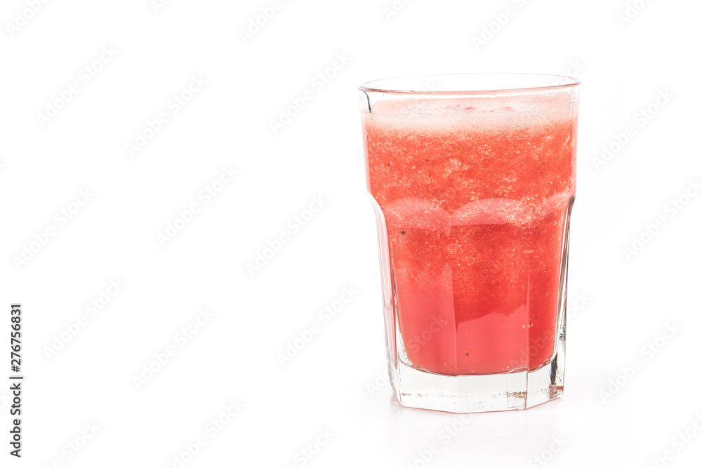 fresh watermelon juice isolated on white background fresh watermelon juice isolated on white background
