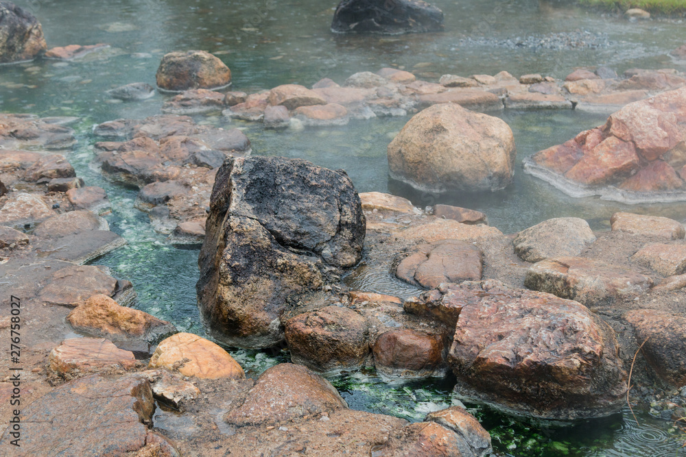 Chaeson National Park hot spring in Lampang, Thailand
