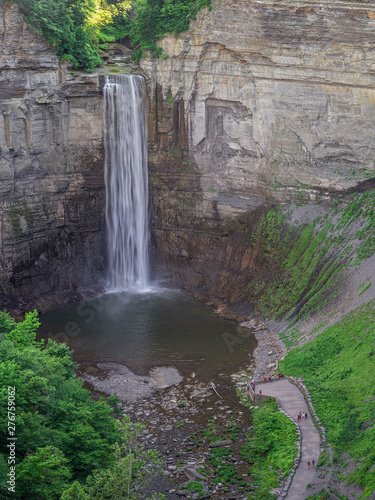 Taughannock Falls found in the Finger Lakes  Cayuga  region of upstate New York. The main fall is higher than that of Niagara Falls.