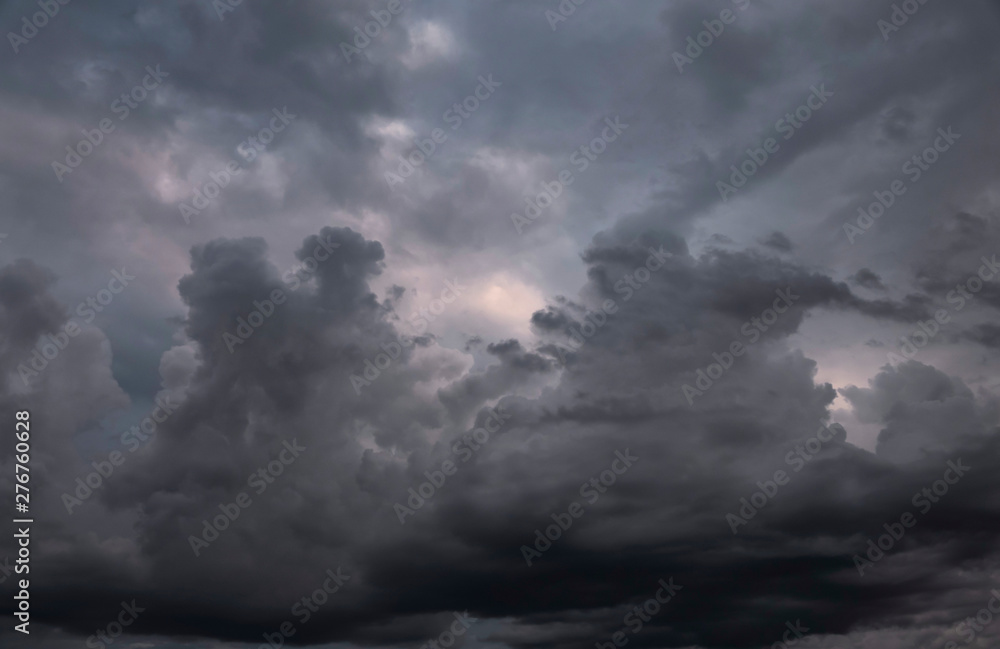 Obraz premium dramatic sky with clouds