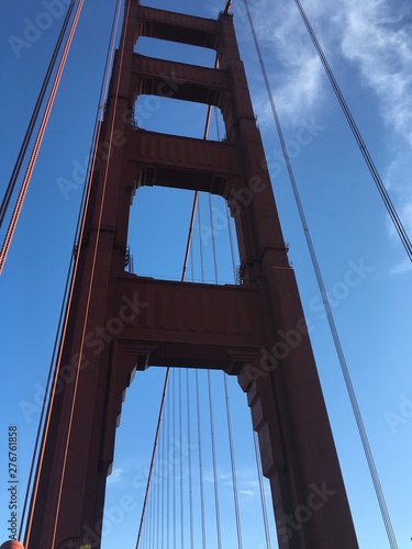 Fototapeta Naklejka Na Ścianę i Meble -  Architecture of Golden Gate Bridge San Francisco