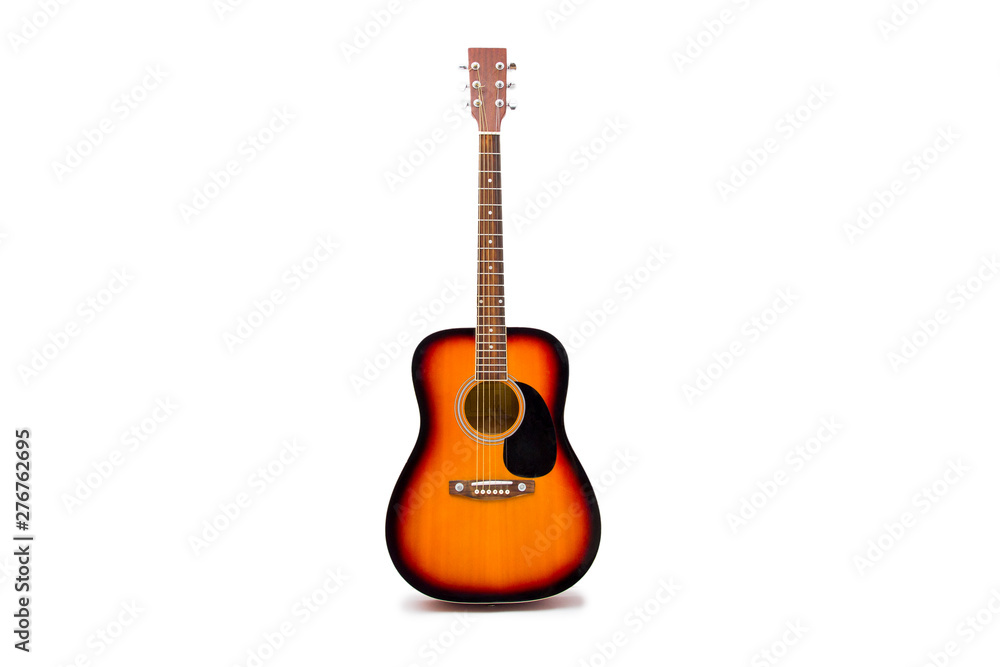 Classical guitar isolated on white Classical guitar isolated on white