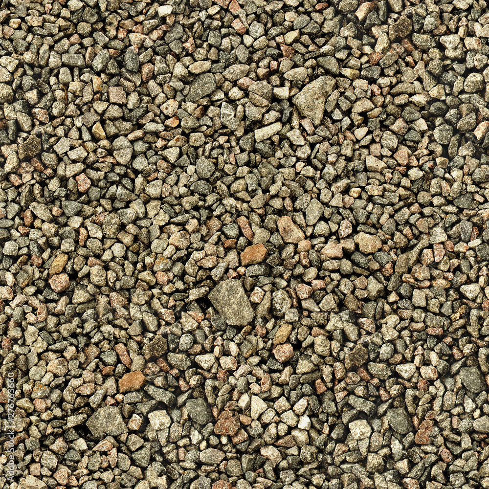 Seamless texture of gray stone granite rubble Seamless texture of gray stone granite rubble